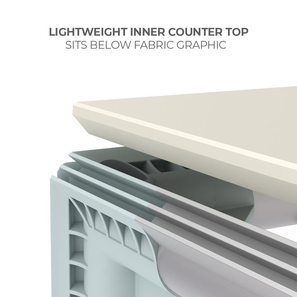 Casonara 20 in Backlit Counter — interior countertop boards