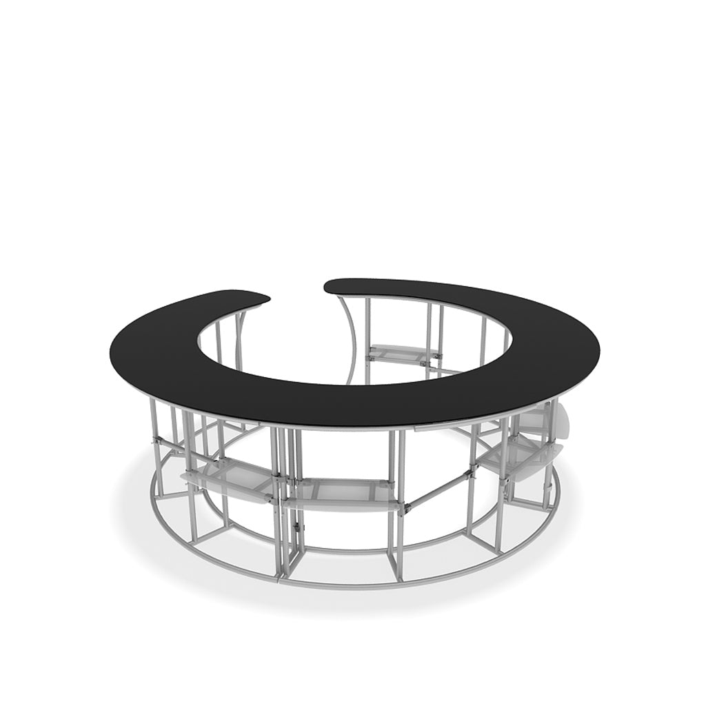 InfoDesk 12CO Replacement Graphic — frame detail; graphic only, hardware excluded