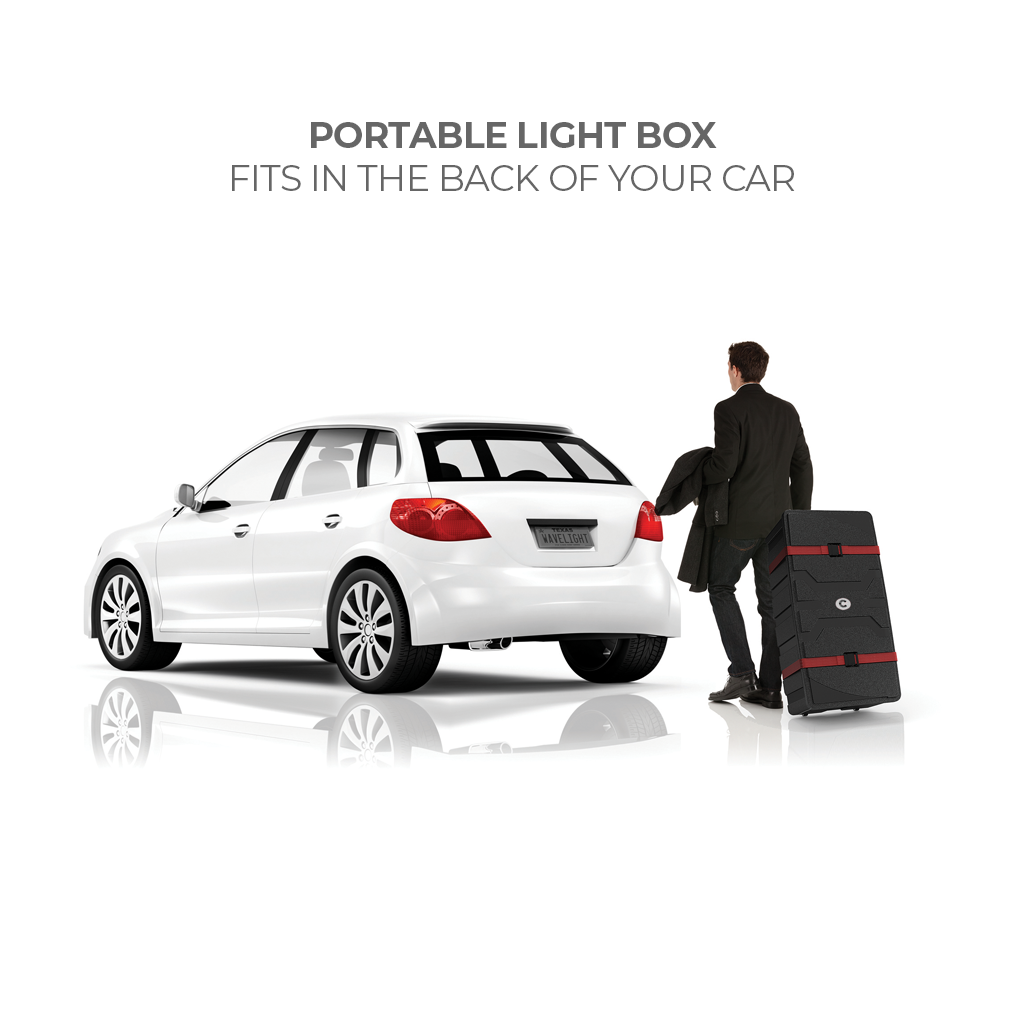 Casonara 20 in Backlit Counter — transport example; check vehicle fit