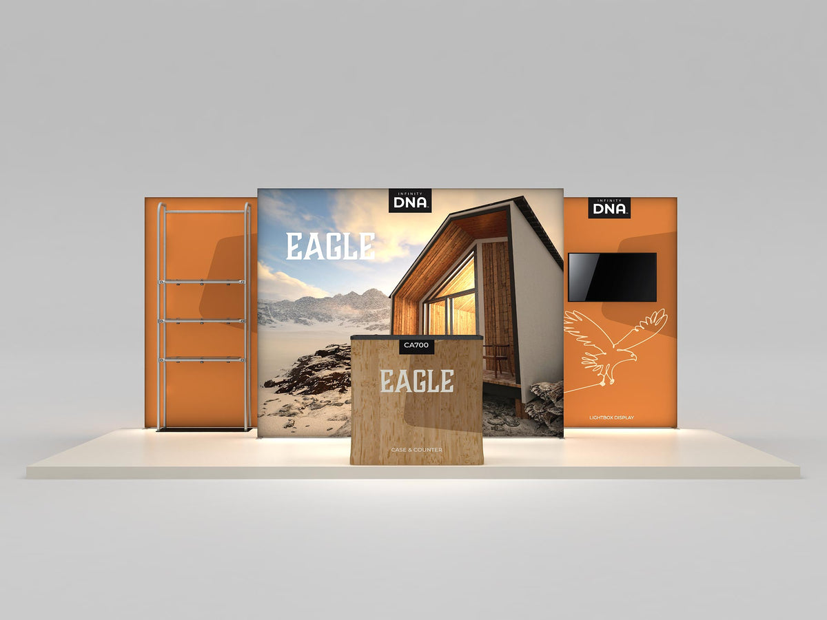 Eagle 10x20 Backlit Kit — product view 3; screens and flooring excluded