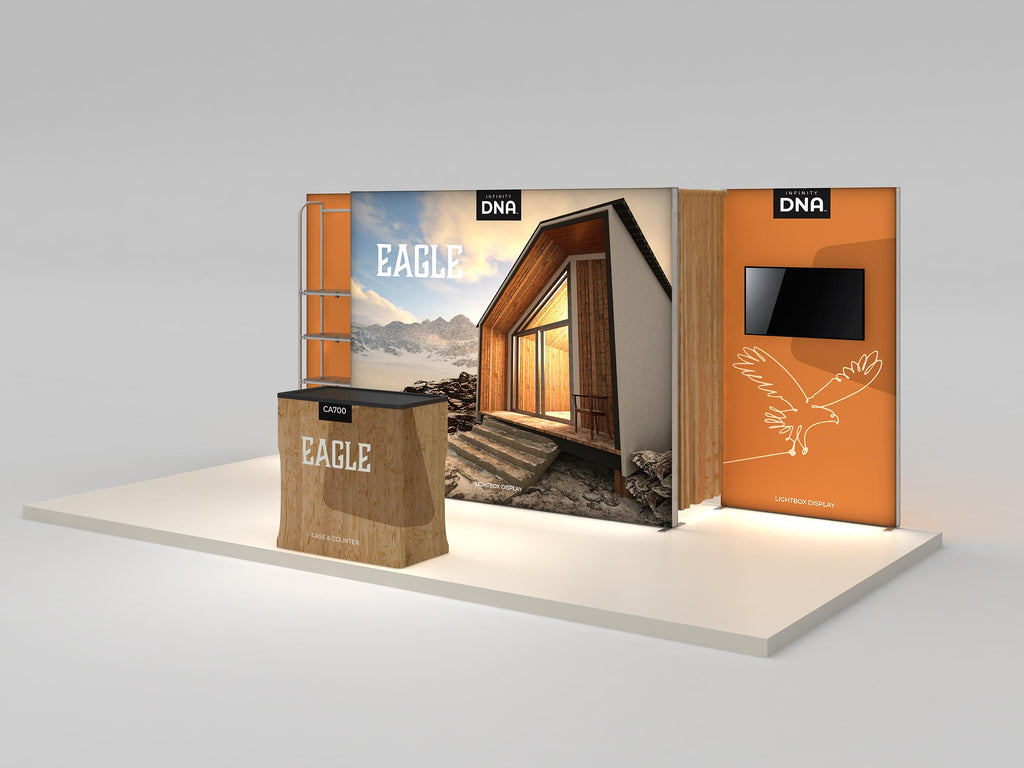 Eagle 10x20 Backlit Kit — product view 4; screens and flooring excluded