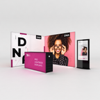 Infinity DNA™ Pro Light Box 3000L 10ft Display for showrooms and museums.