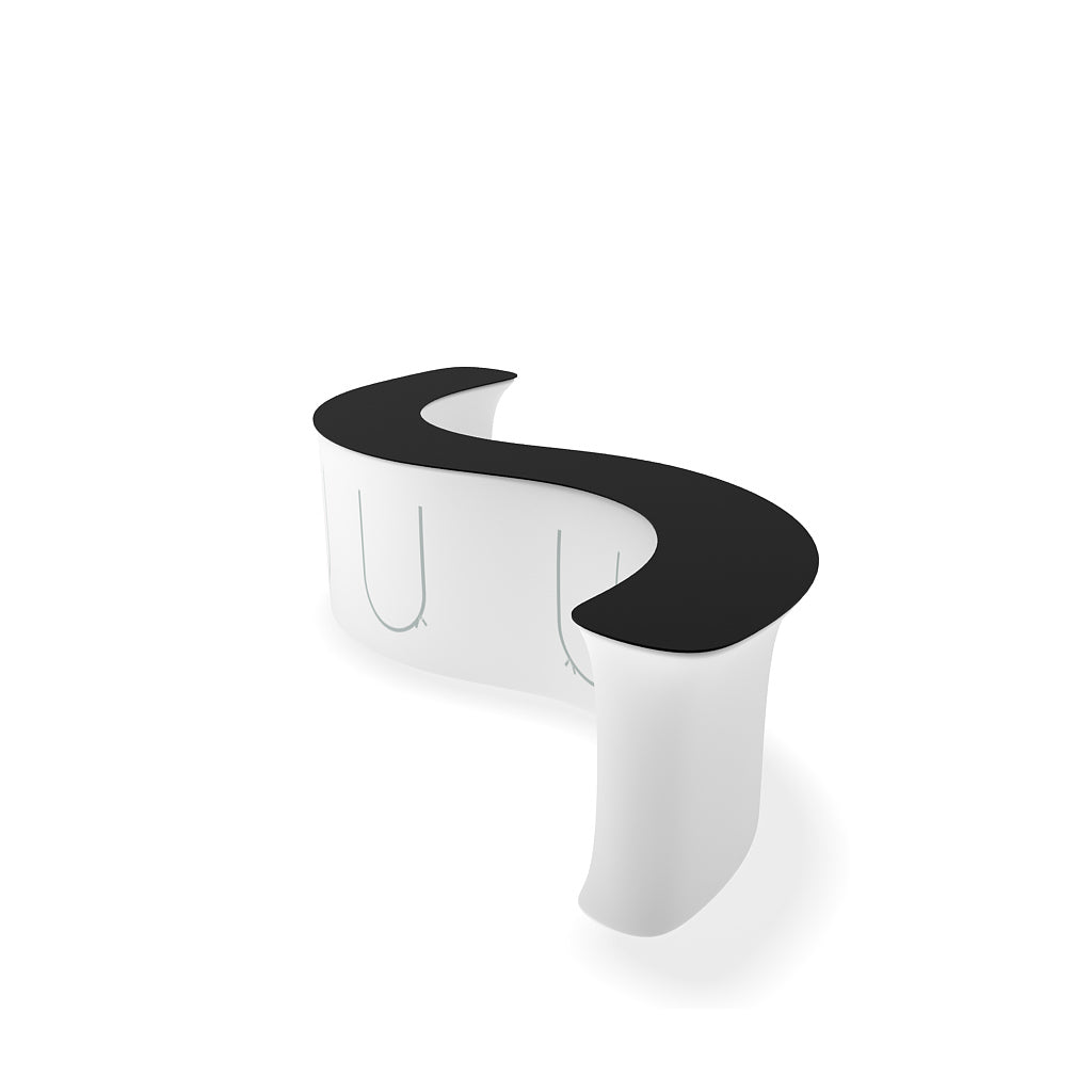 InfoDesk 08S S-Curve Counter — assembled counter view 7