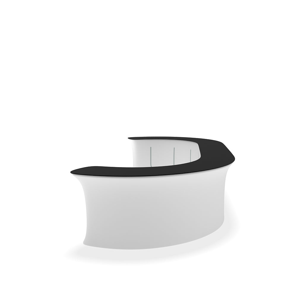 InfoDesk 12CC Replacement Graphic — assembled counter view 8; graphic only, hardware excluded
