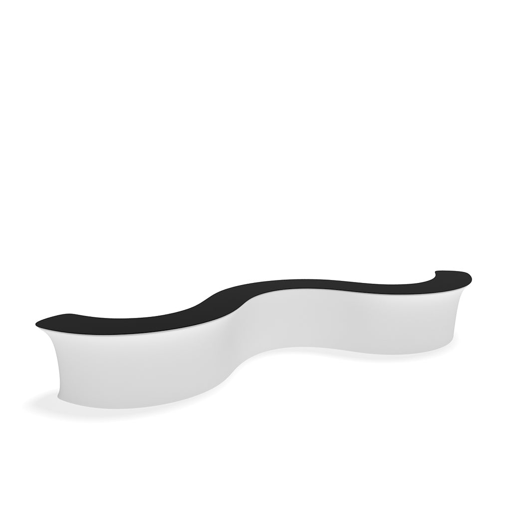 InfoDesk 12CW Replacement Graphic — assembled counter view 3; graphic only, hardware excluded