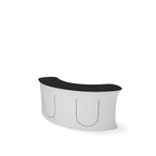 InfoDesk 03CI Concave Counter — assembled counter view 3