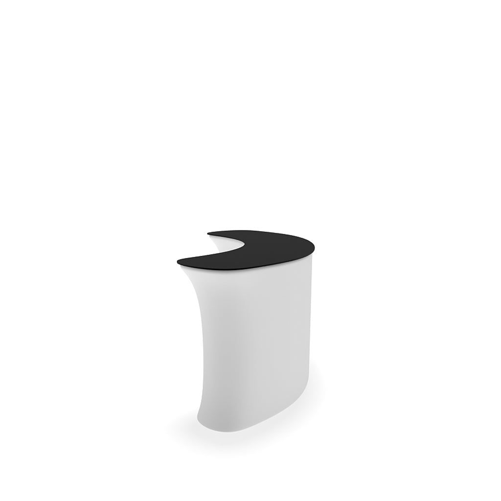 InfoDesk 03CV Convex Counter — assembled counter view 8