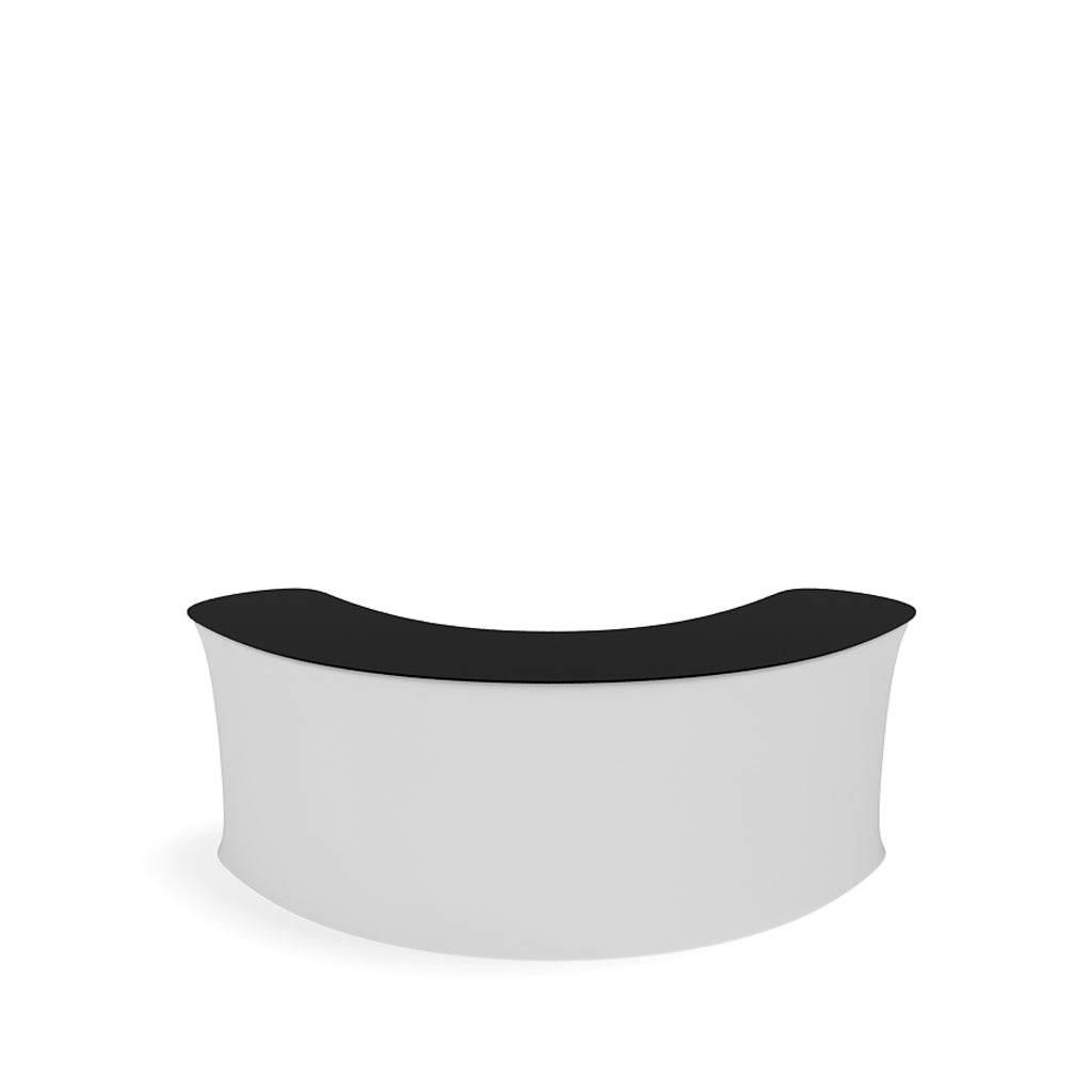 InfoDesk 04CV Convex Counter — assembled counter view 7