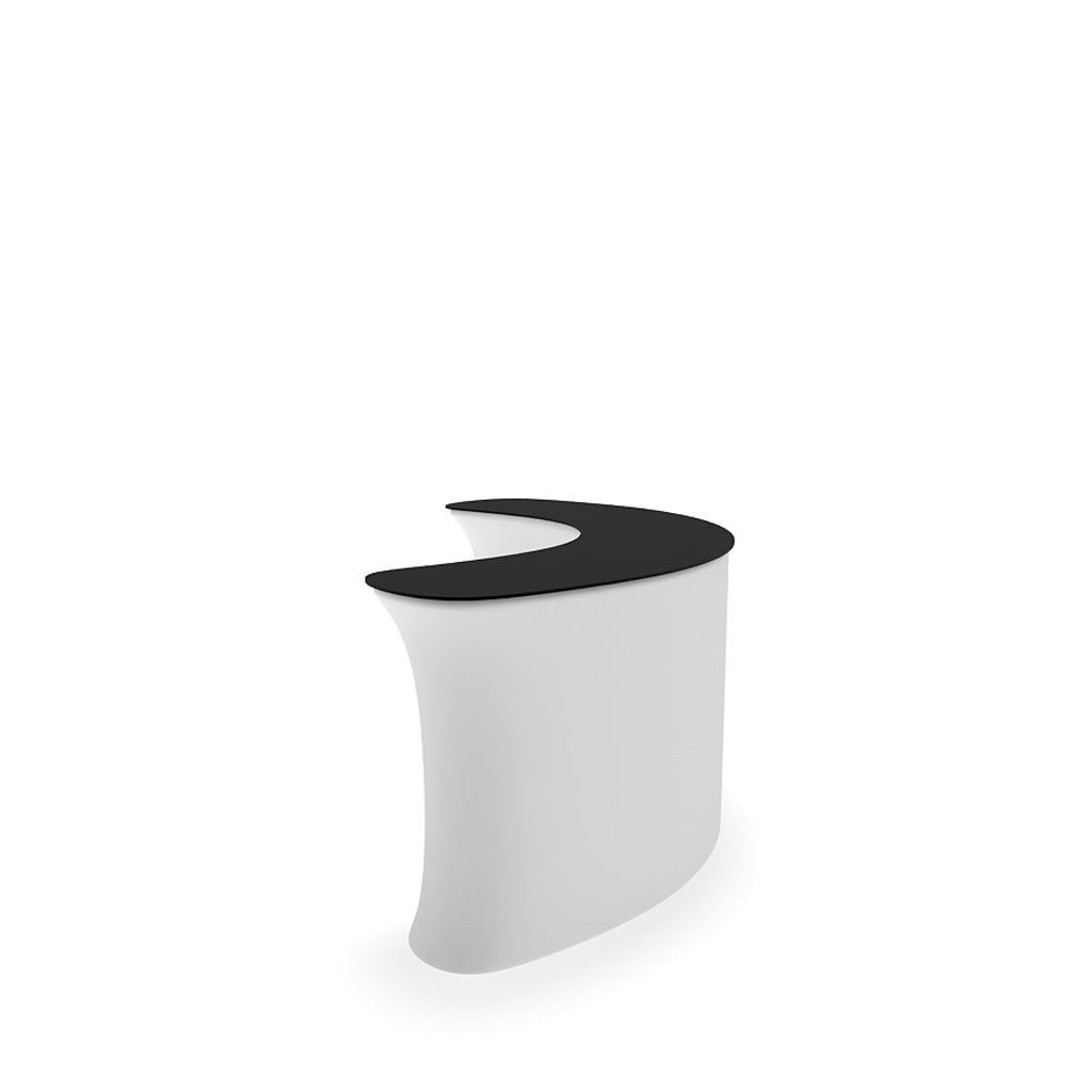 InfoDesk 04CV Convex Counter — assembled counter view 8