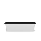 InfoDesk 05F Straight Counter — assembled counter view 7
