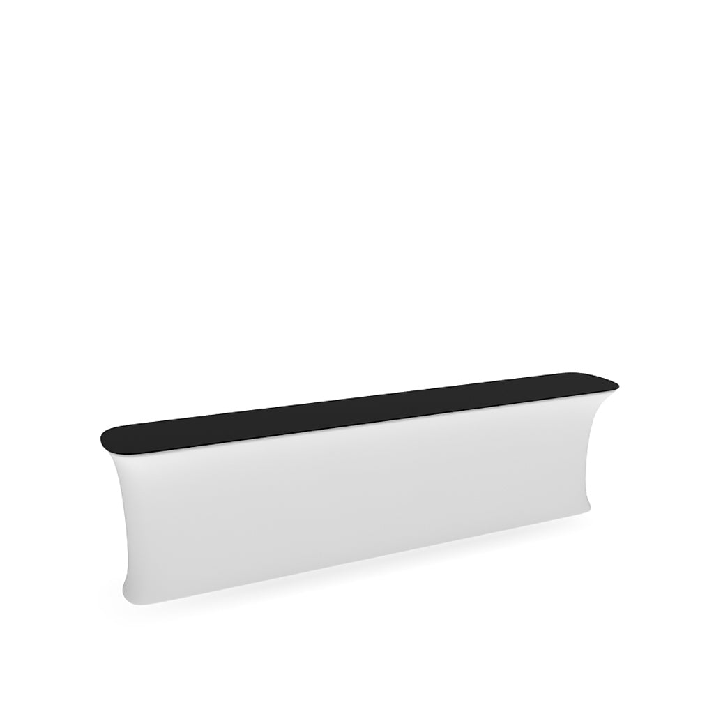 InfoDesk 05F Replacement Graphic — assembled counter view 2; graphic only, hardware excluded