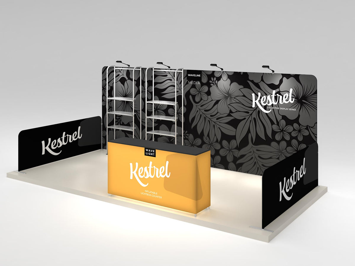 Kestrel 10x20 Display Kit — product view 4; screens and flooring excluded