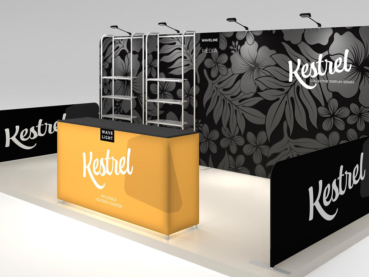 Kestrel 10x20 Display Kit — product view 5; screens and flooring excluded