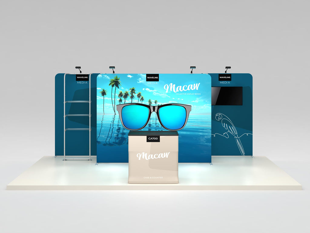 Macaw 10x20 Display Kit — product view 3; screens and flooring excluded