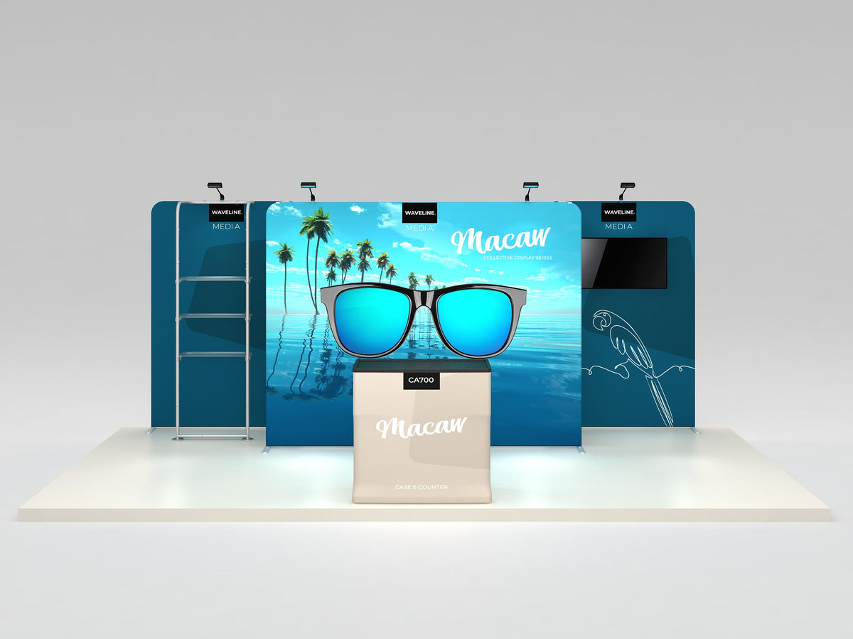 Macaw 10x20 Display Kit — product view 3; screens and flooring excluded