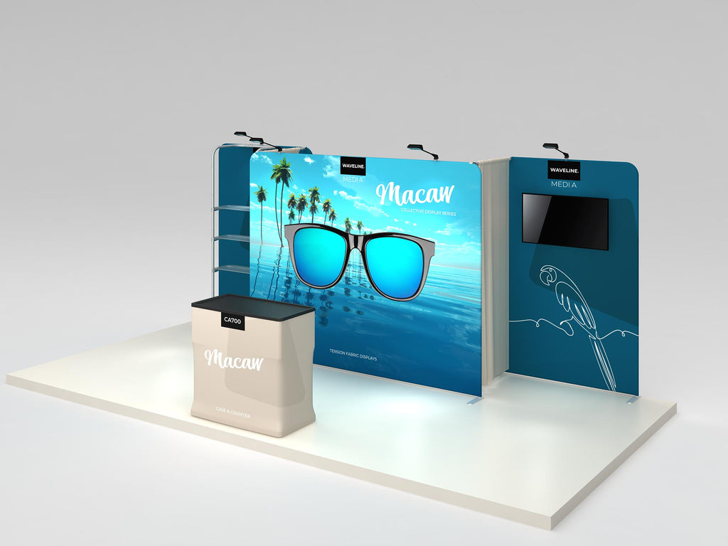 Macaw 10x20 Display Kit — product view 4; screens and flooring excluded