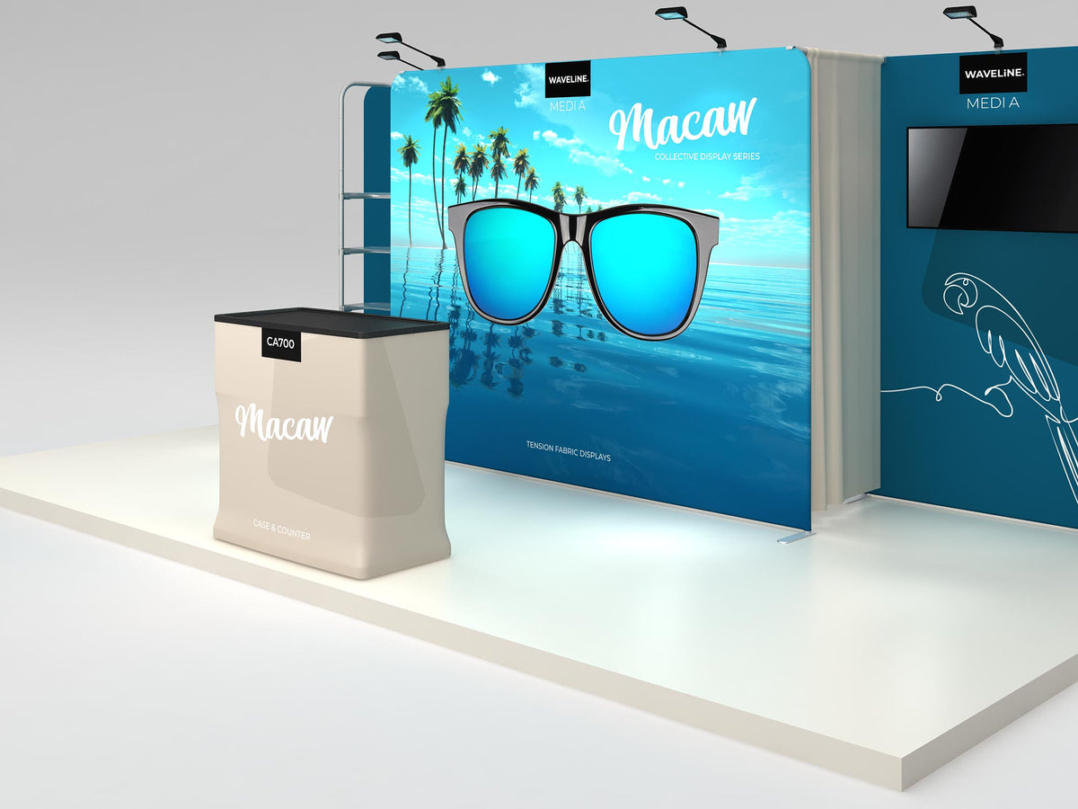 Macaw 10x20 Display Kit — product view 5; screens and flooring excluded