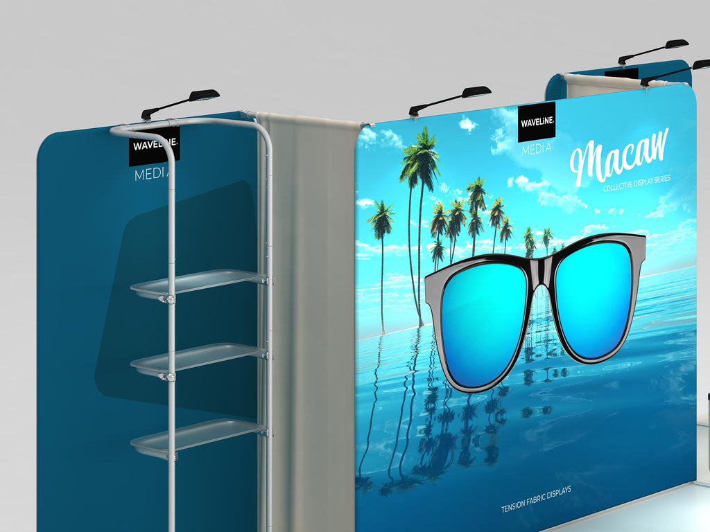 Macaw 10x20 Display Kit — product view 7; screens and flooring excluded