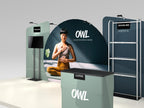 Owl complete display — display detail; screen and flooring shown separately