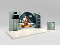 Owl complete display — angled overview; screen and flooring shown separately