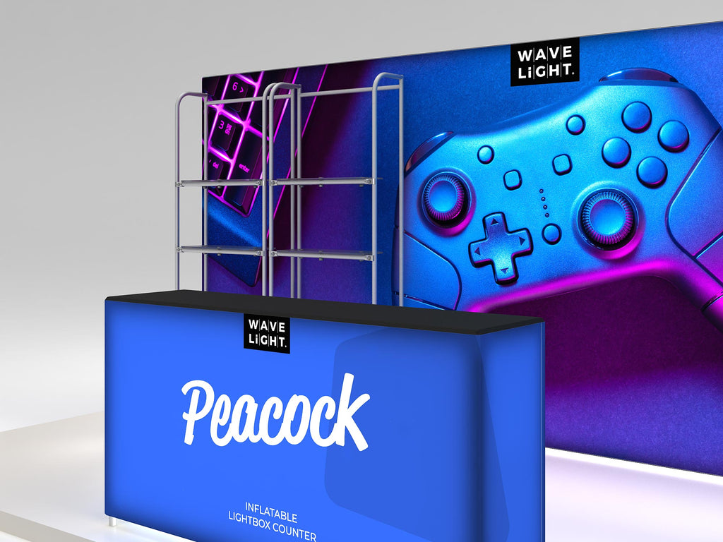 Peacock 10x20 Backlit Kit — product view 6; screens and flooring excluded