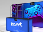 Peacock 10x20 Backlit Kit — product view 6; screens and flooring excluded