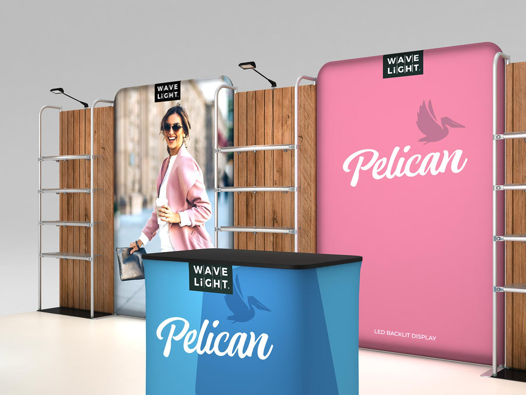 Pelican 10x20 Backlit Kit — product view 6; screens and flooring excluded