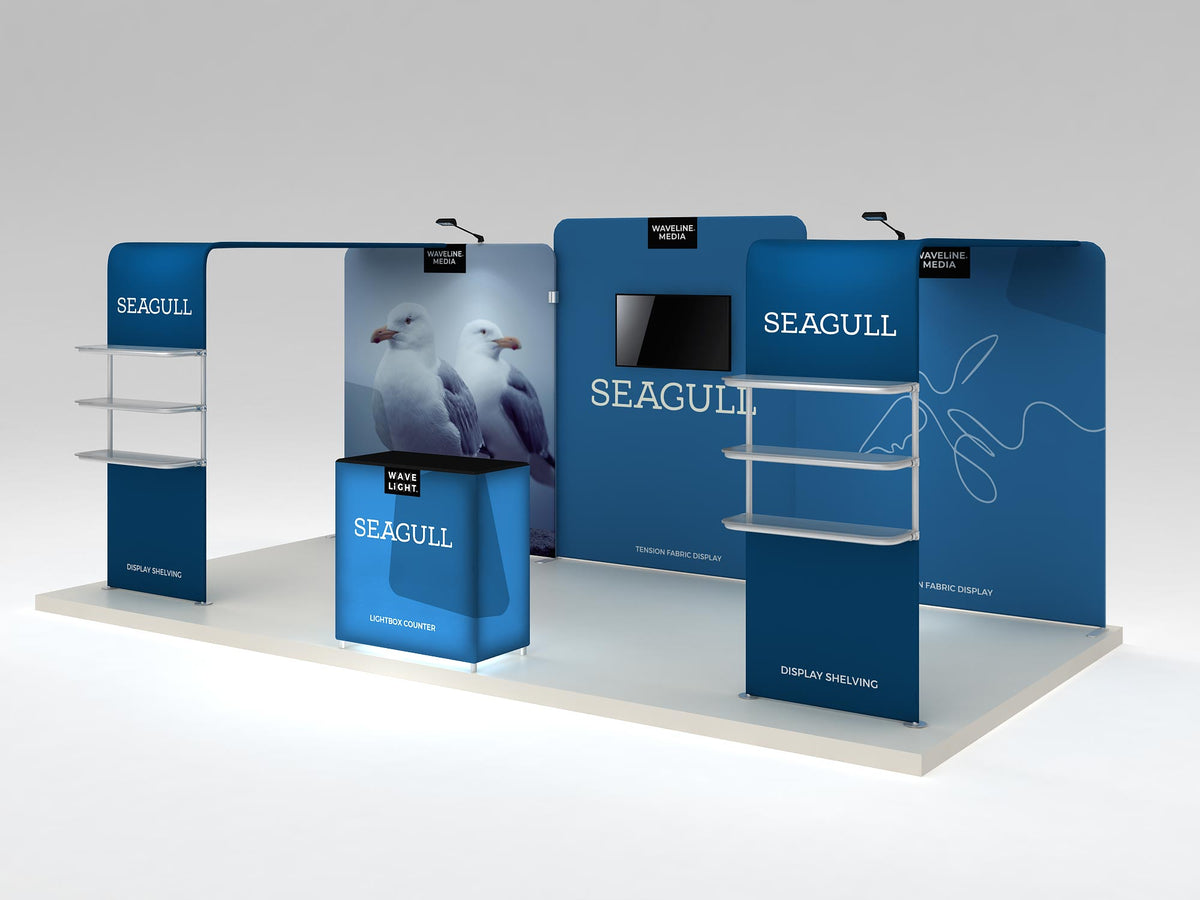 Seagull 10x20 Display Kit — product view 4; screens and flooring excluded