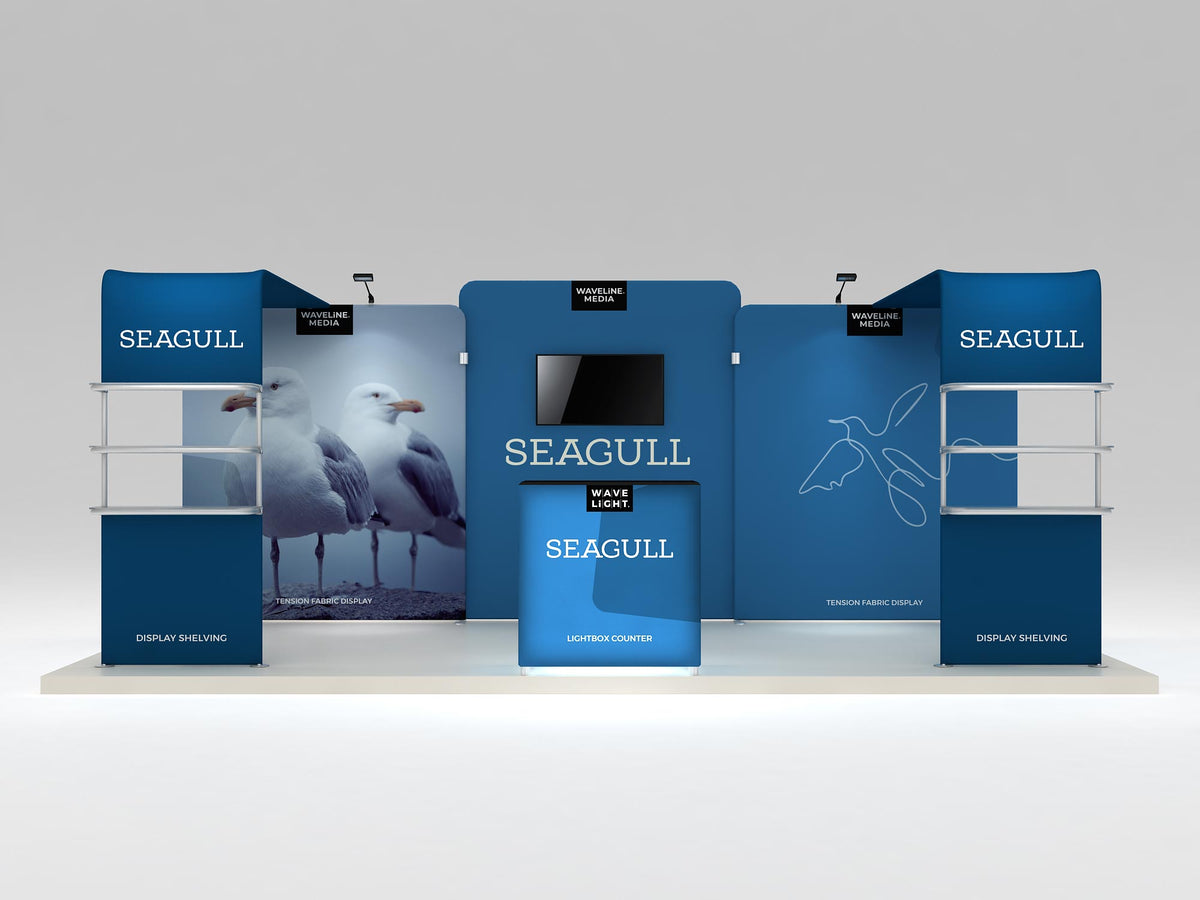 Seagull 10x20 Display Kit — product view 3; screens and flooring excluded