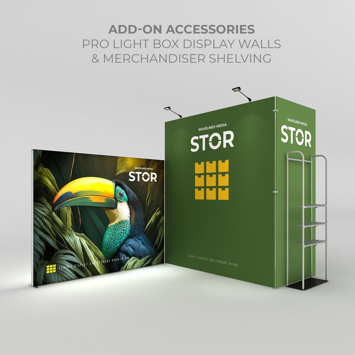 WaveLine Media STOR 10 ft SI Storage Display — configuration view 10