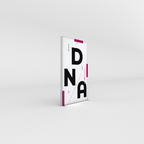 Infinity DNA Pro 4.5 ft backlit lightbox shown with printed graphic — view 1