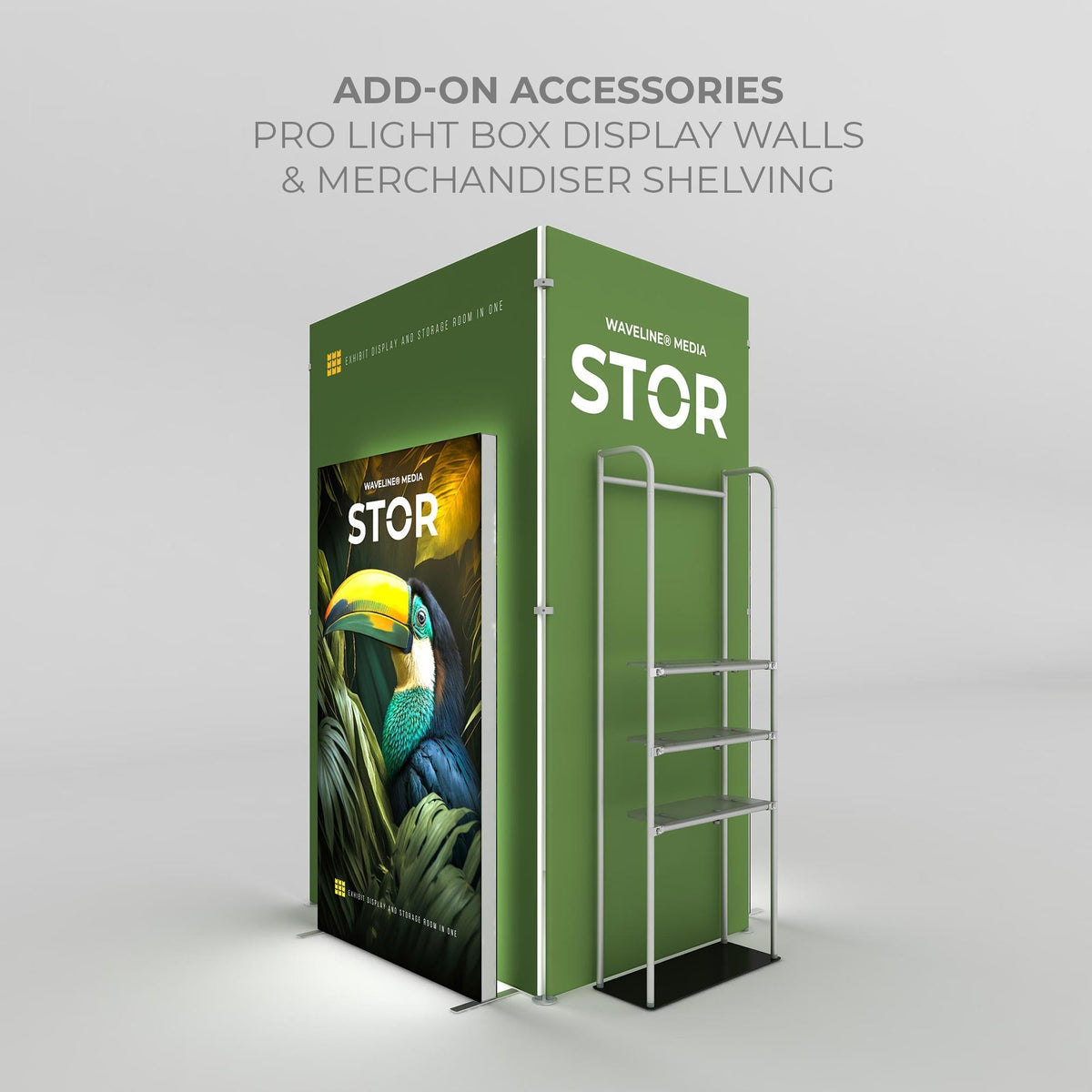 WaveLine Media STOR 7 ft LI Storage Display — configuration view 8