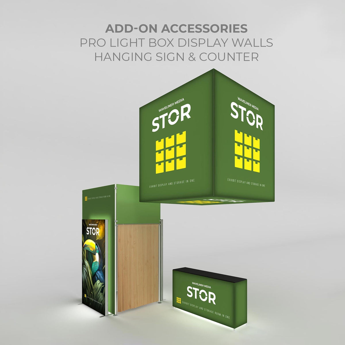 WaveLine Media STOR 7 ft LI Storage Display — configuration view 9