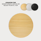 WaveLight Air Circular Backlit Counter — countertop options