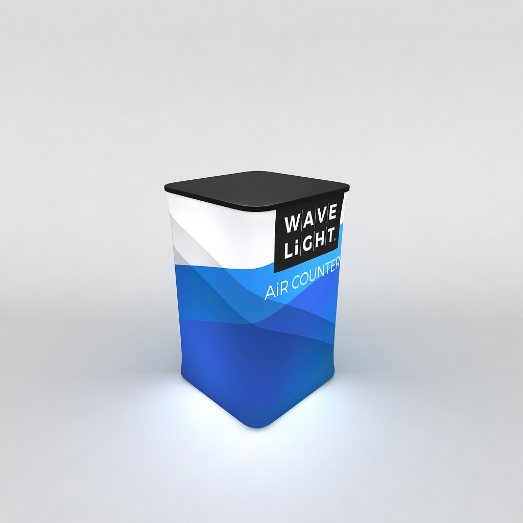 WaveLight Air Square Counter Replacement Graphic — reference display view 2; replacement graphics only, hardware not included