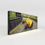 Casonara 20 ft SEG backlit lightbox shown with printed graphic — view 1
