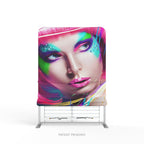 WaveLight 5 ft Tabletop Replacement Graphic — reference display detail; replacement graphics only, hardware not included