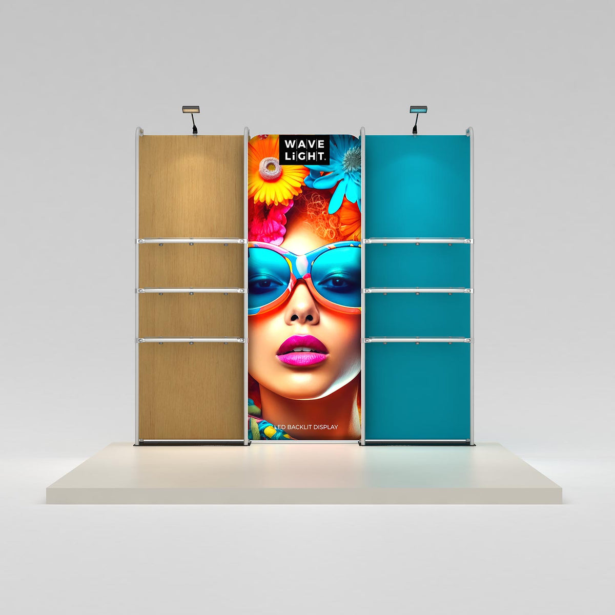 WaveLight Merchandiser K50 Replacement Graphics — reference display view 3; replacement graphics only, hardware not included