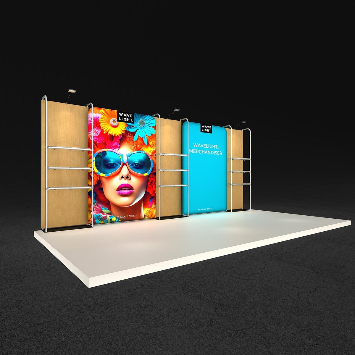 WaveLight Merchandiser K57 Replacement Graphics — reference display view 2; replacement graphics only, hardware not included