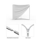 WaveLine 20 ft Curved Replacement Graphic — reference display detail; replacement graphics only, hardware not included