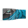 WaveLine 20 ft S-Curve fabric display wall