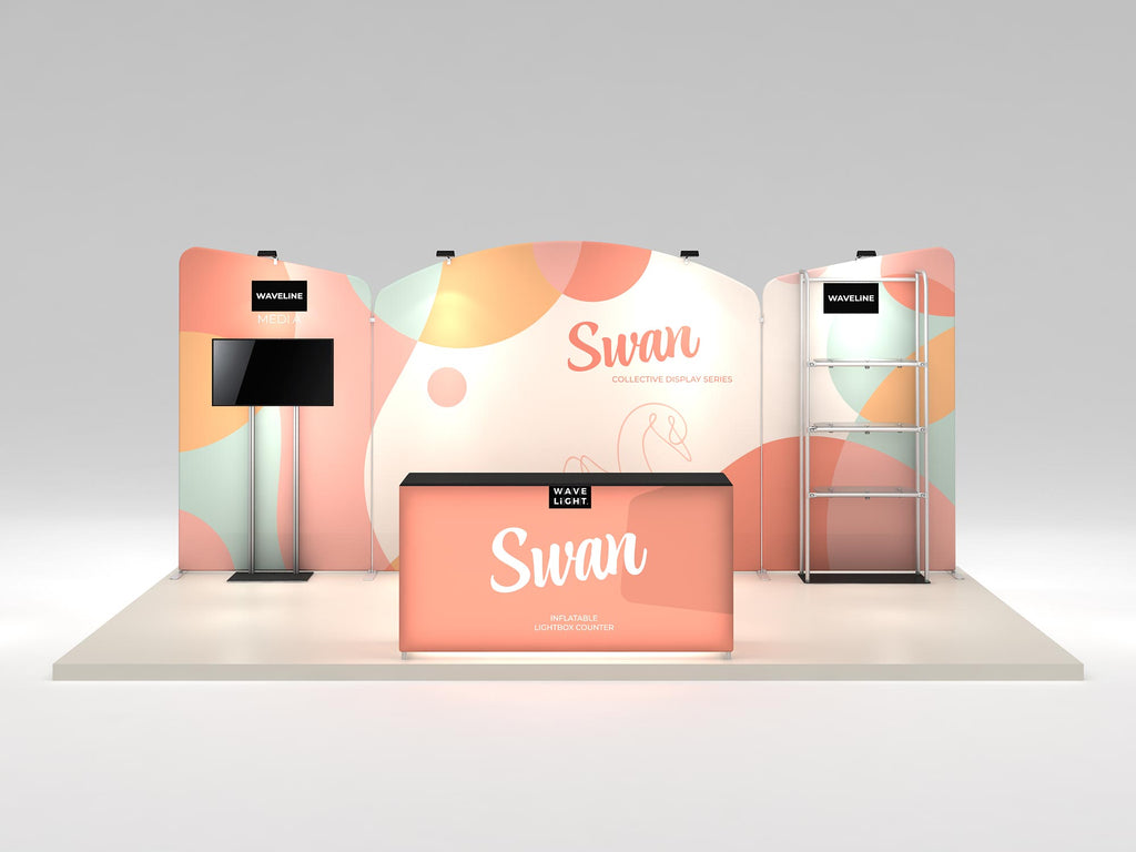 Swan 10x20 Display Kit — product view 3; screens and flooring excluded