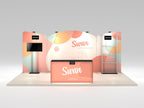 Swan 10x20 Display Kit — product view 3; screens and flooring excluded