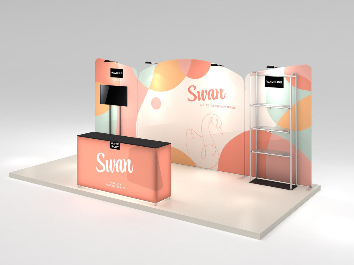 Swan 10x20 Display Kit — product view 4; screens and flooring excluded
