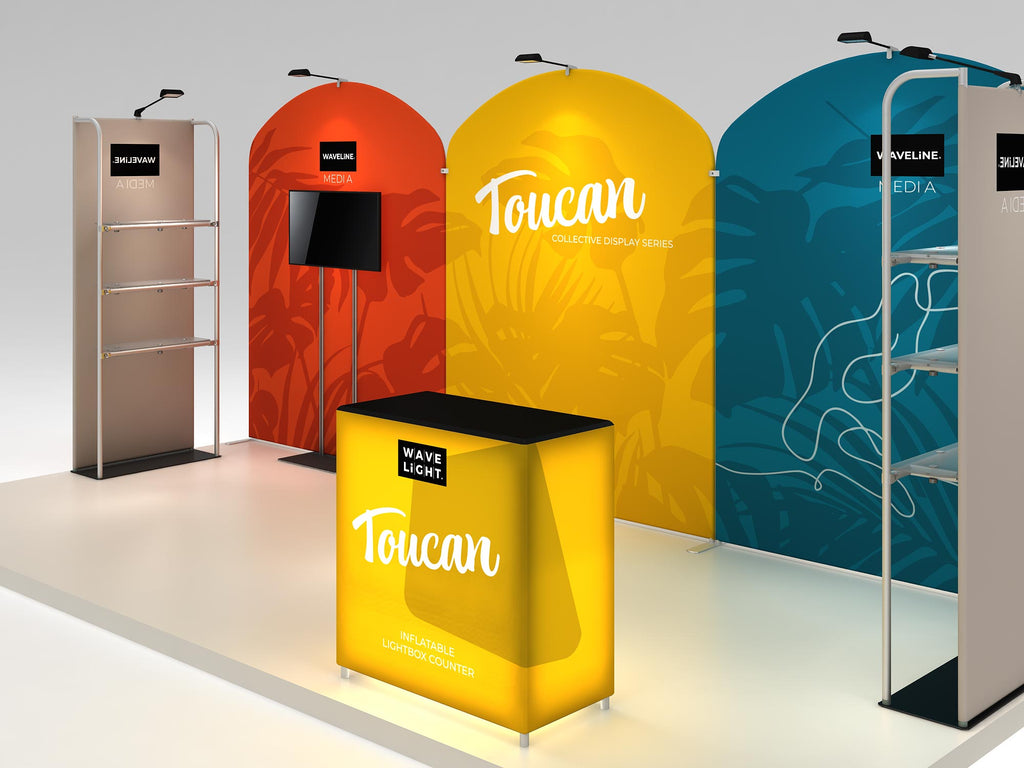 Toucan 10x20 Display Kit — product view 5; screens and flooring excluded