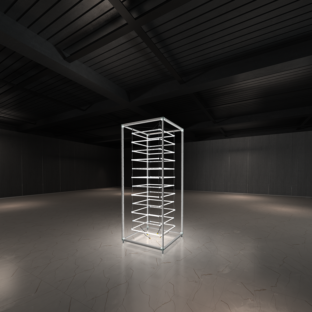 Casonara 8 ft Tower Graphics — frame and lighting; graphics only, hardware excluded