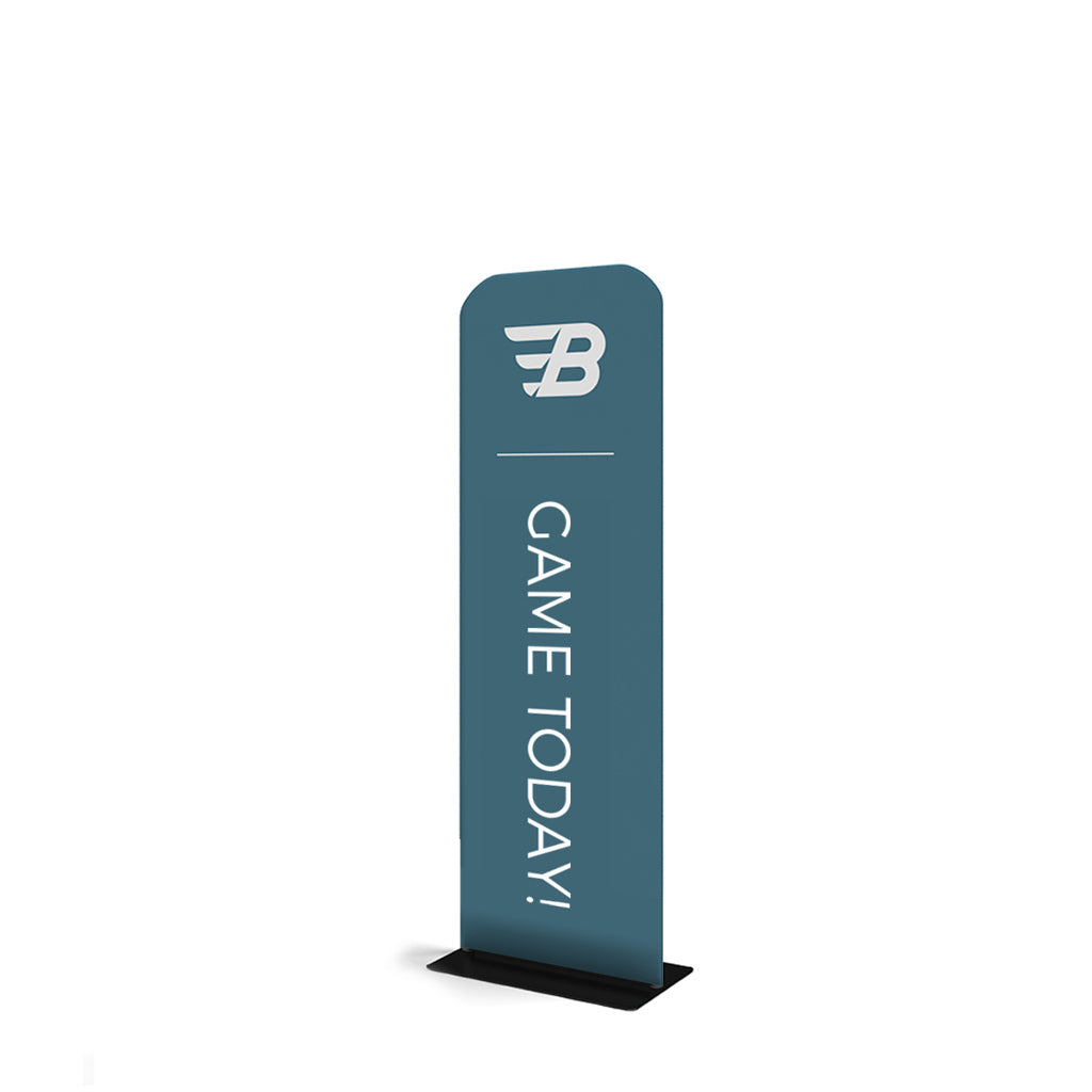 WaveLine 24 × 89 in Rounded Banner Graphic — shown installed; hardware not included
