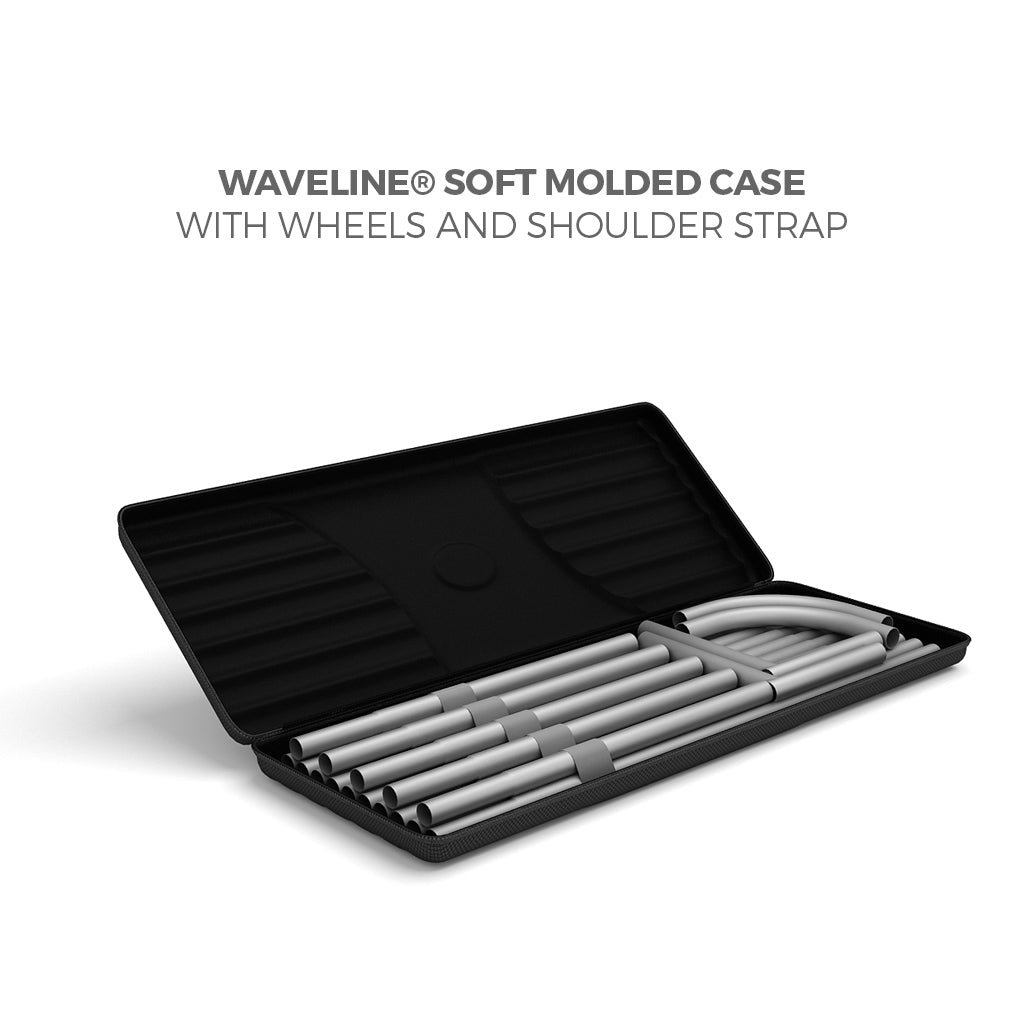 WaveLine 36 × 116 in Rounded Banner Graphic — product optional molded case; graphic only, hardware excluded