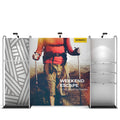 WaveLine Merchandiser Kit 02 shown with optional accessories; replacement graphics only
