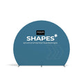 WaveLine Media Panel W circle display with sample printed graphic